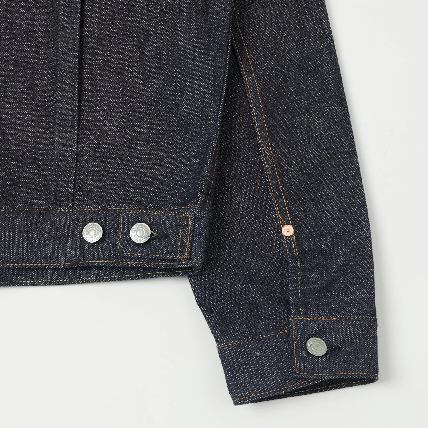 Denime 232 Type 2 Jacket Raw - Indigo