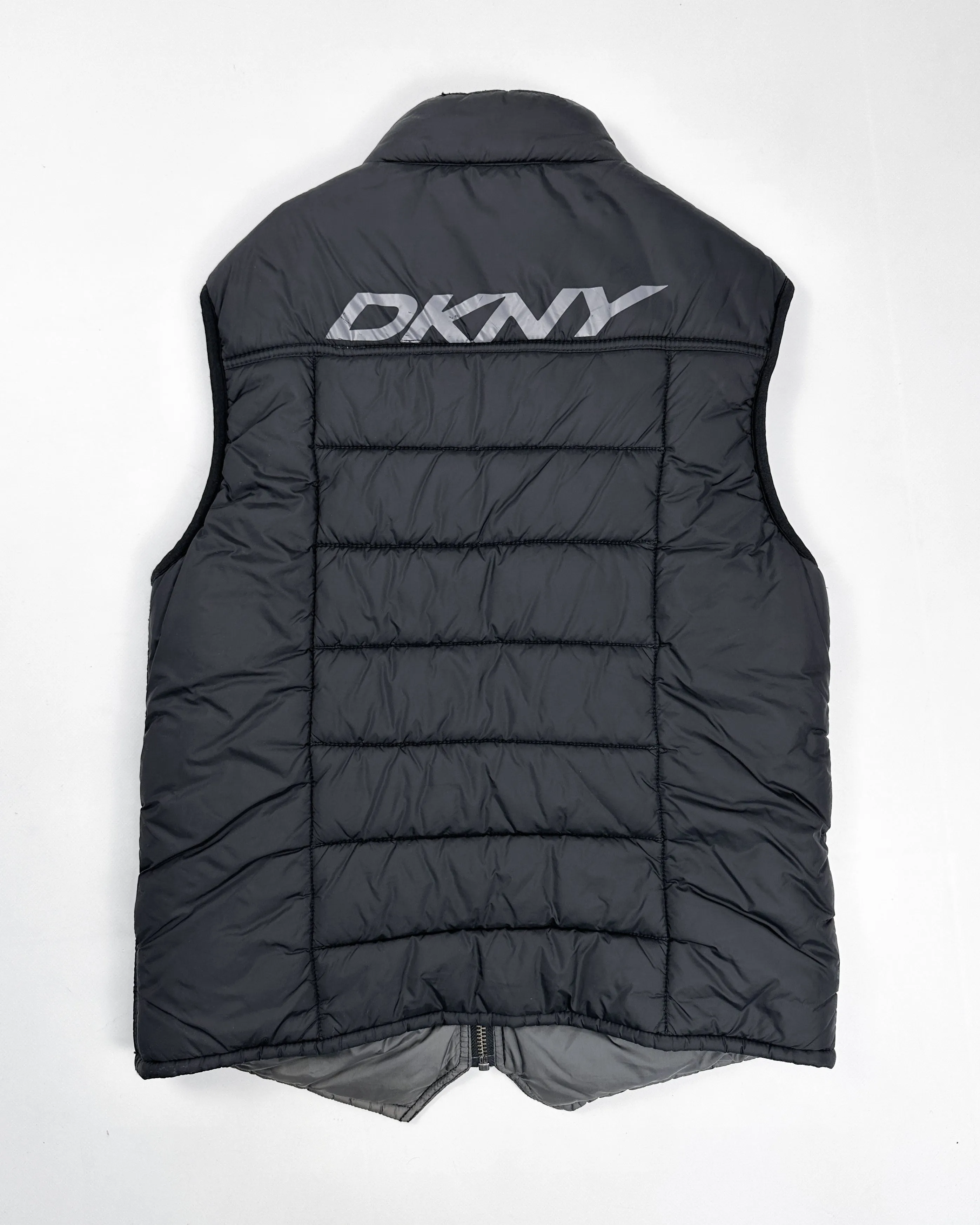 DKNY BodyWarmer Black Vest 1990's