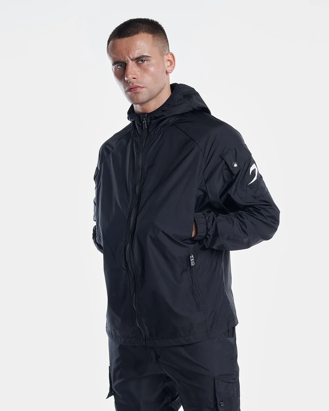 Dundee Windbreaker Jacket - Black