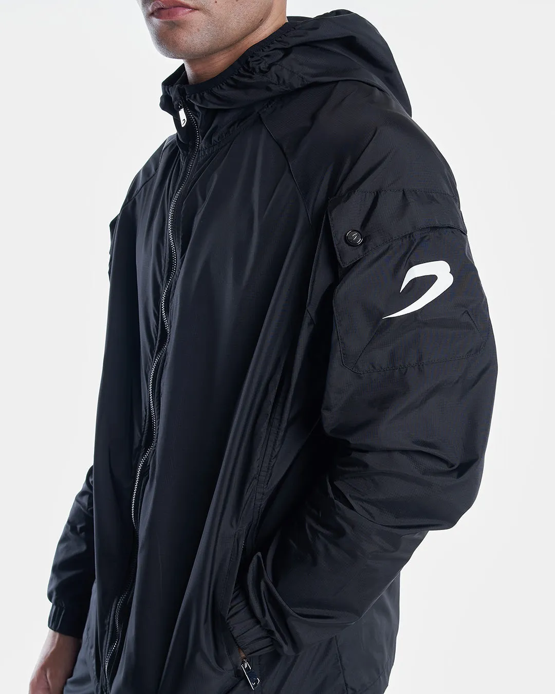 Dundee Windbreaker Jacket - Black