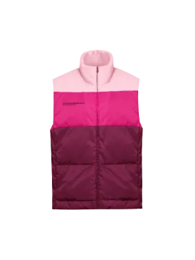 FLWRDWN™ Gilet—plum purple