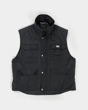 Gian Franco Ferré Black Utility Vest 1990's