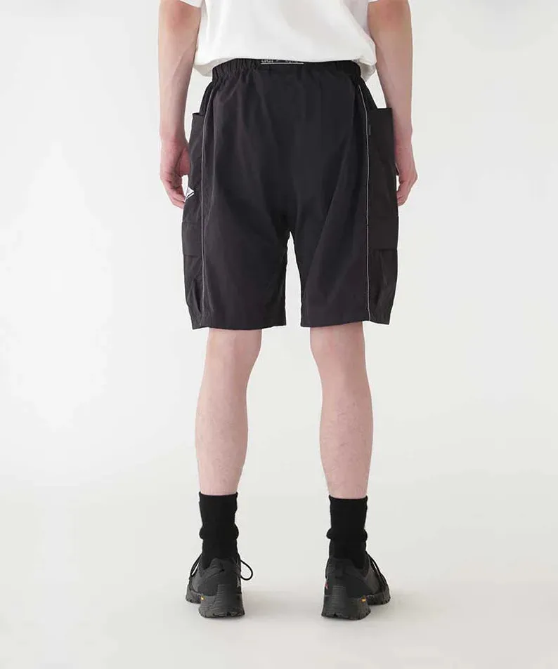 GRAMICCI x and wander Patchwork Wind Shorts - Black