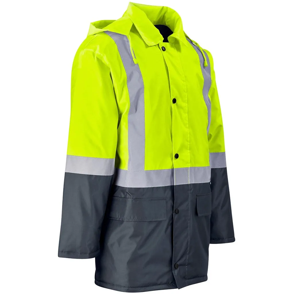 Hazard Padded Two-Tone Hi-Viz Reflective Jacket