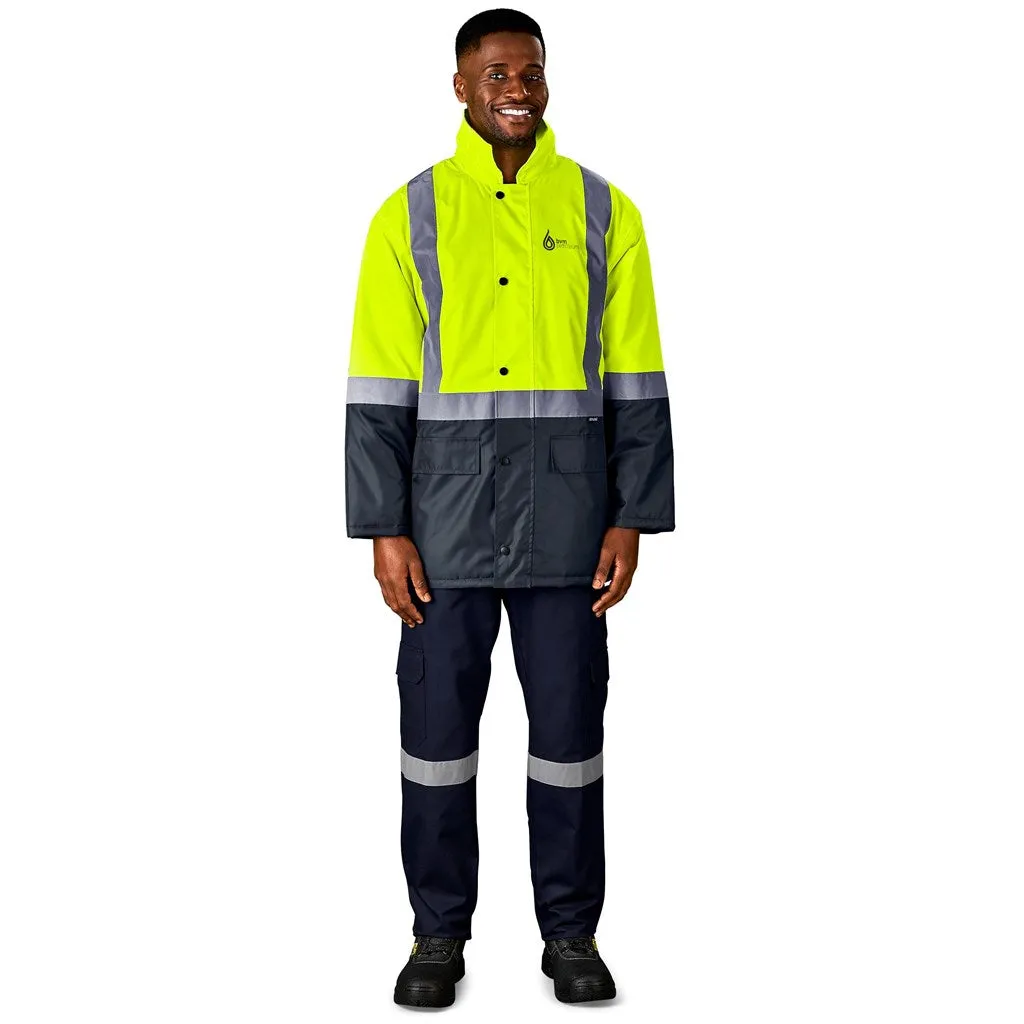 Hazard Padded Two-Tone Hi-Viz Reflective Jacket