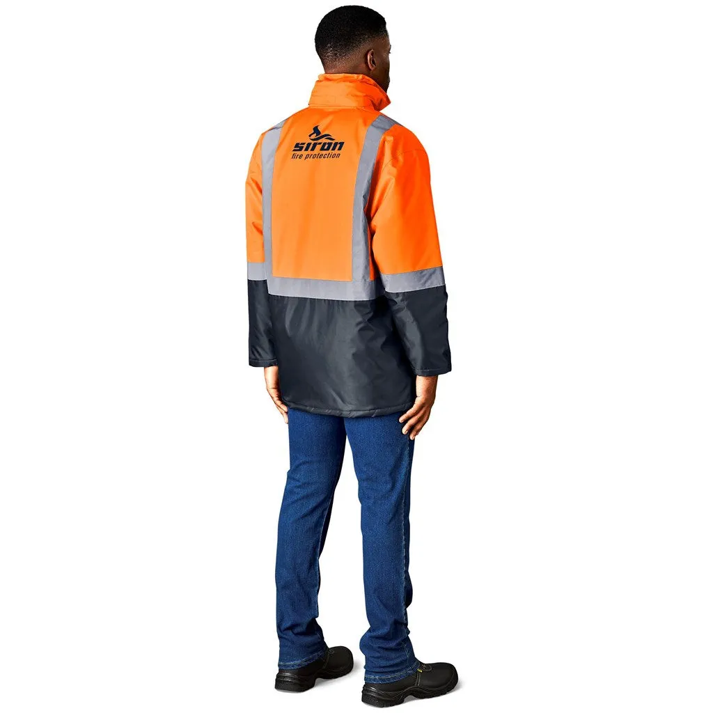 Hazard Padded Two-Tone Hi-Viz Reflective Jacket