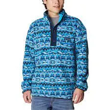 Helvetia Half Snap Fleece - Bright Indigo 8