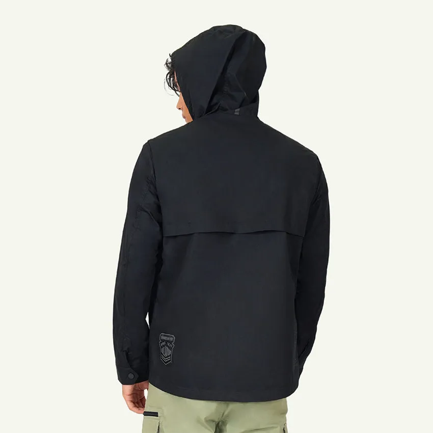 HERITAGE HOODIE JKT 4 PKT MEN'S JACKET-  ANTHRACITE