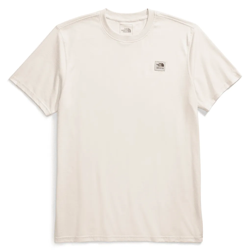 Heritage patch t-shirt - Heather white dune