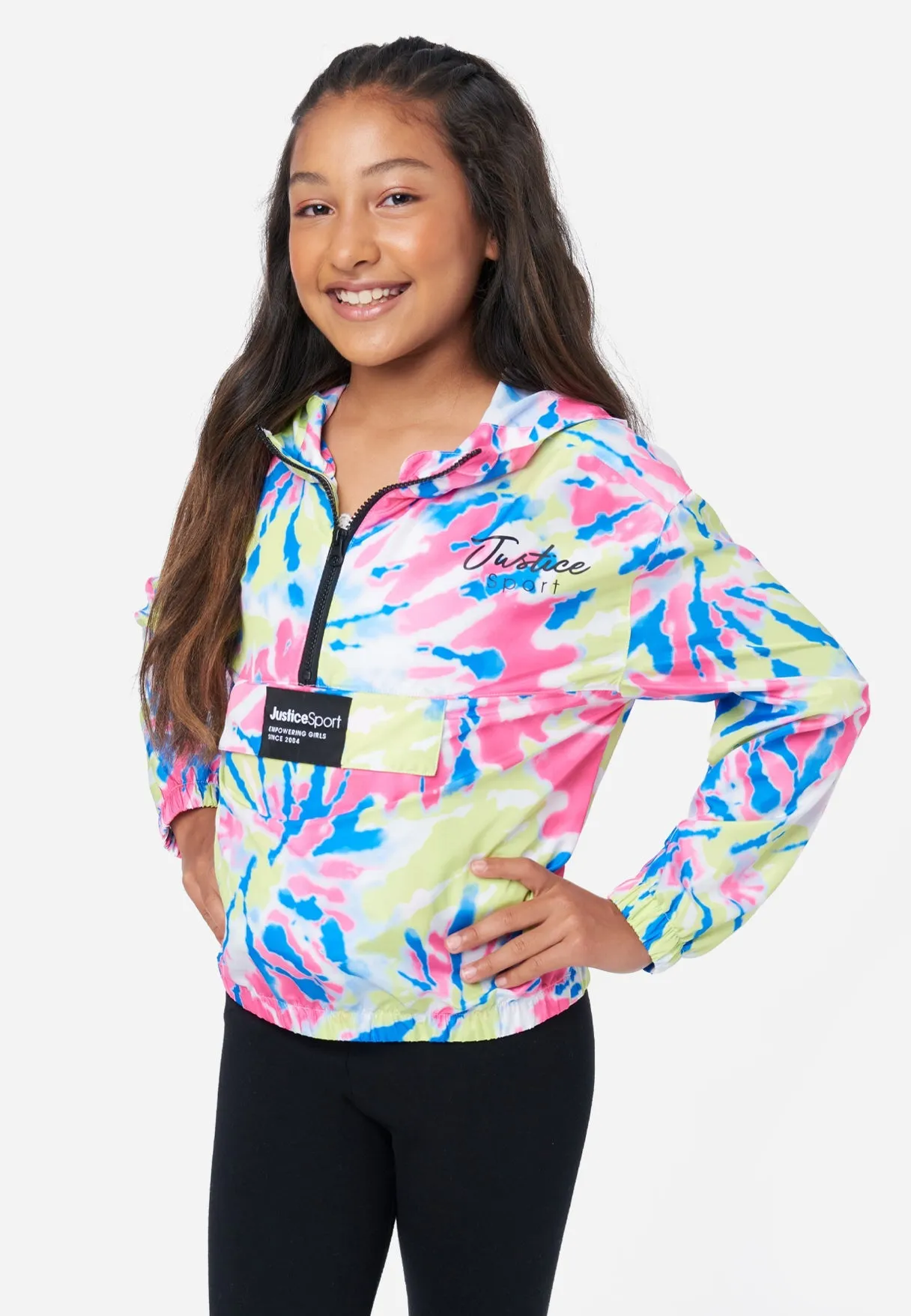 J Sport Hooded Packable Windbreaker