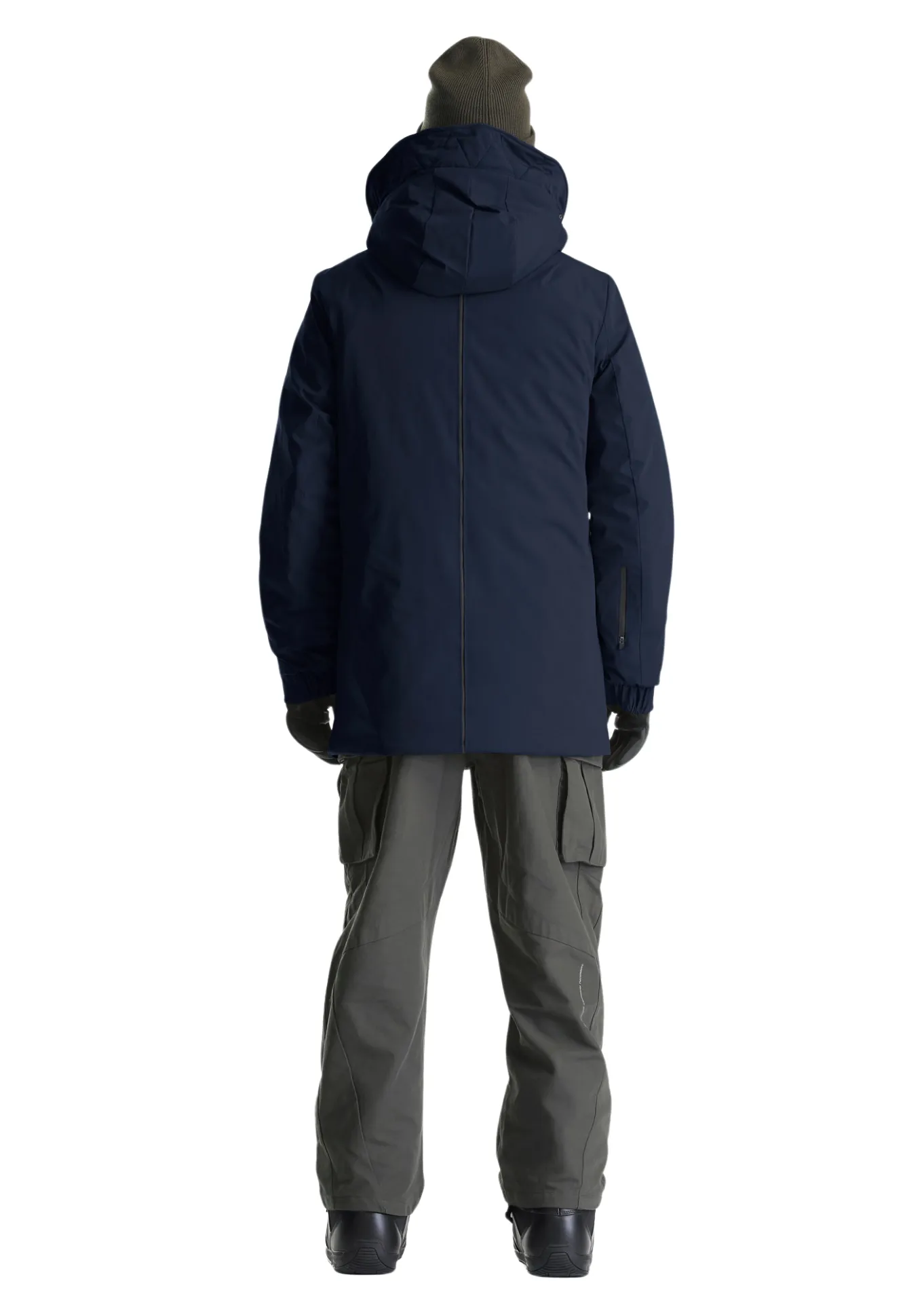 Krakatau Waterproof Tech Touch Stretch Parka Coat (Navy)