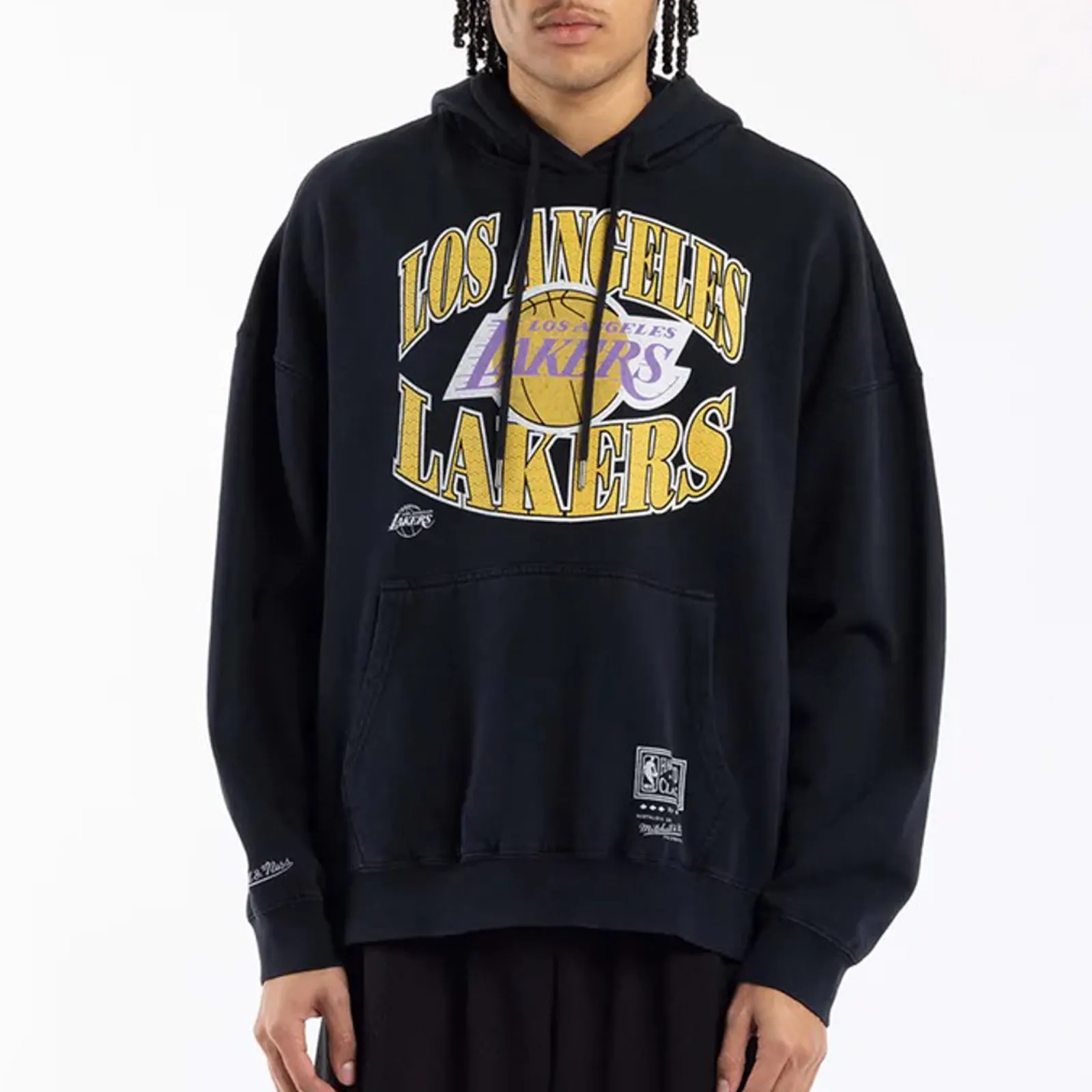 Los Angeles Lakers Logo NBA Point Guard Hoodie By Mitchell & Ness