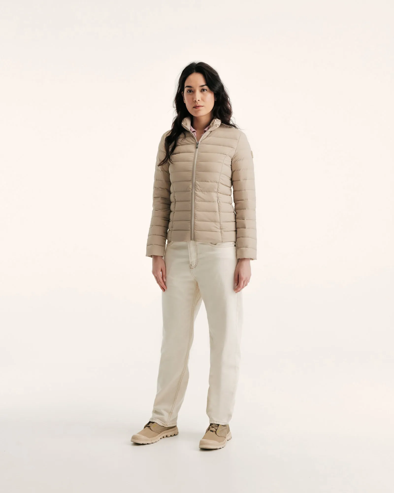 Maia light stretch winter jacket Beige