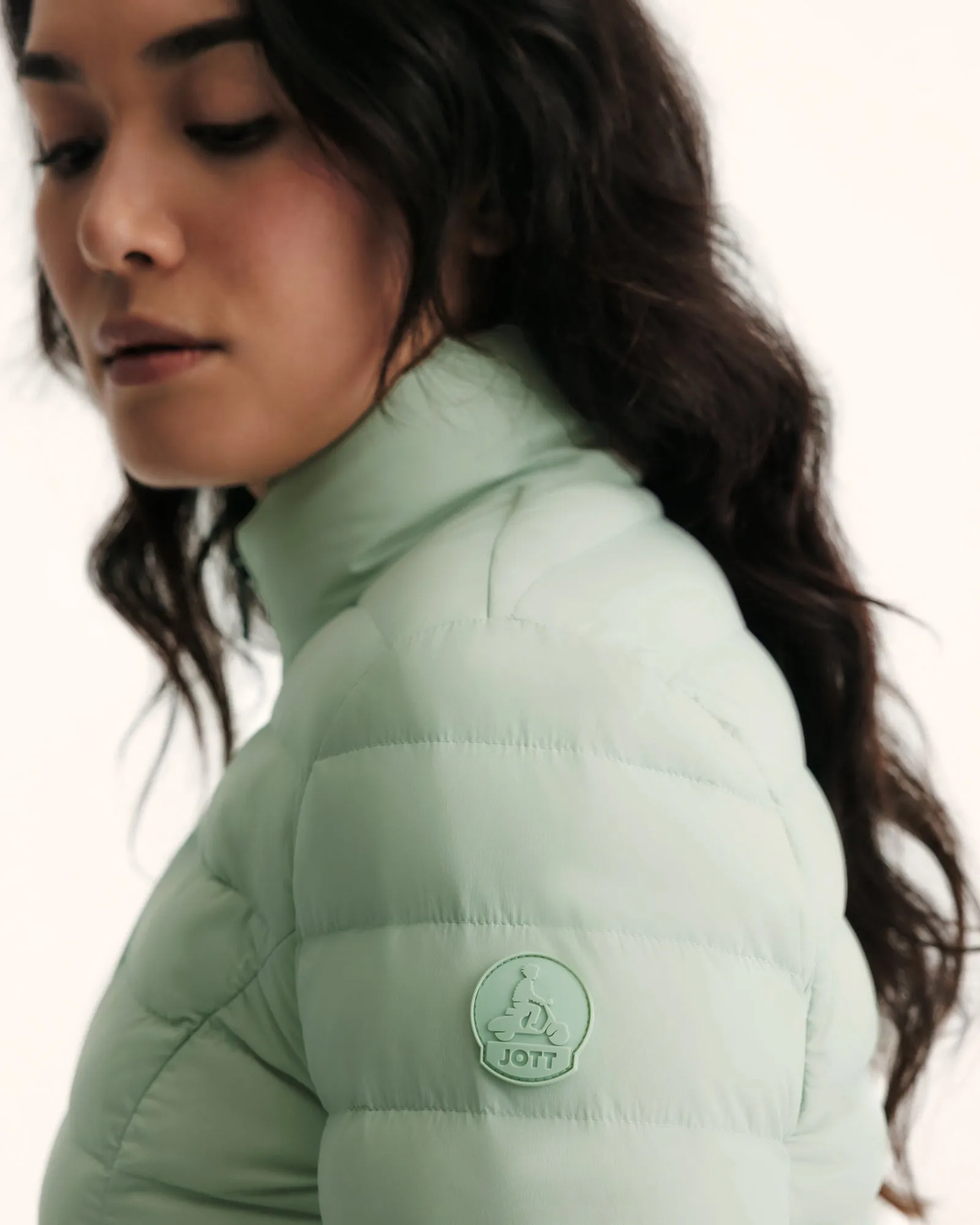 Maia light stretch winter jacket Peppermint