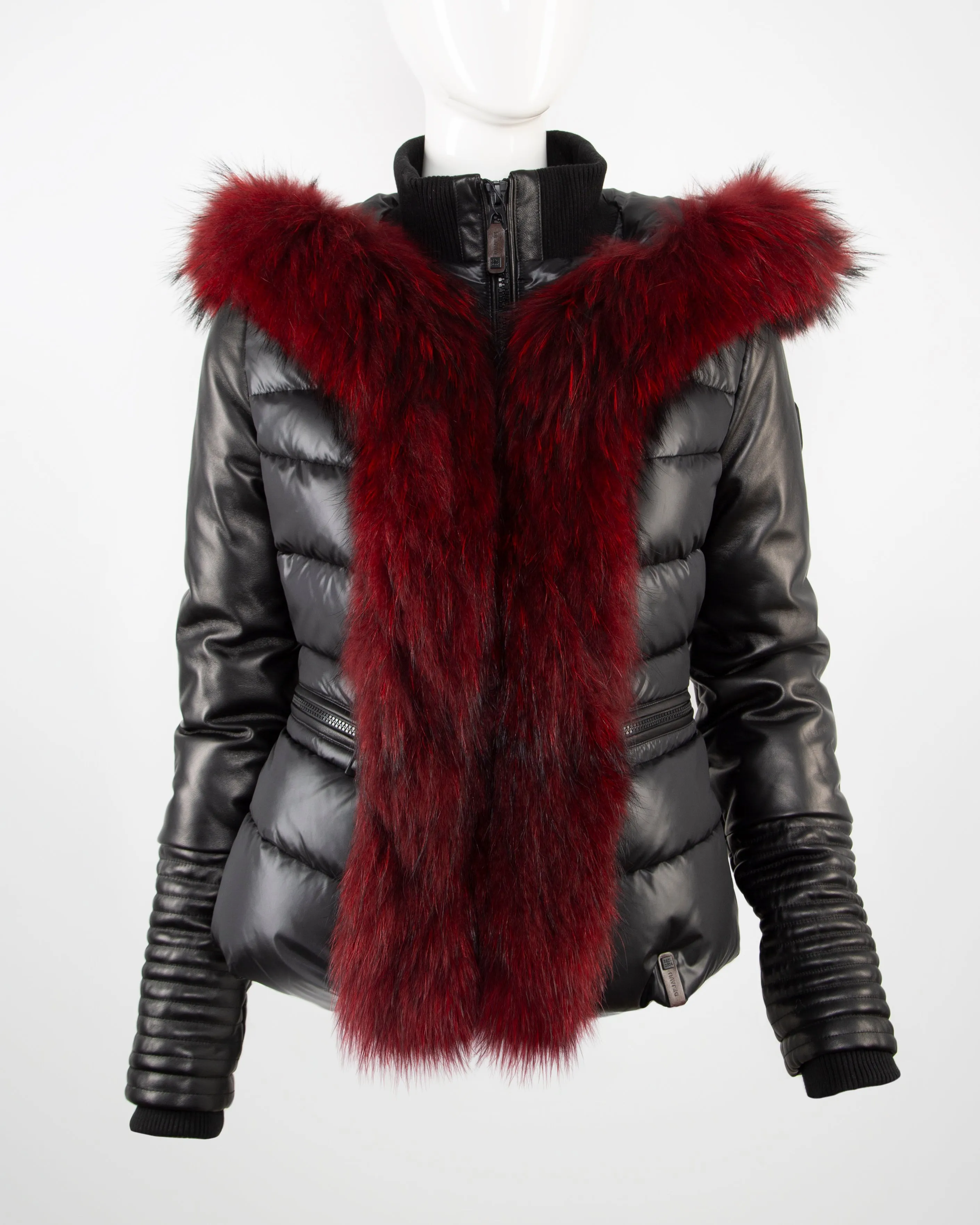 MARIANA Down Jacket With Fur Trim