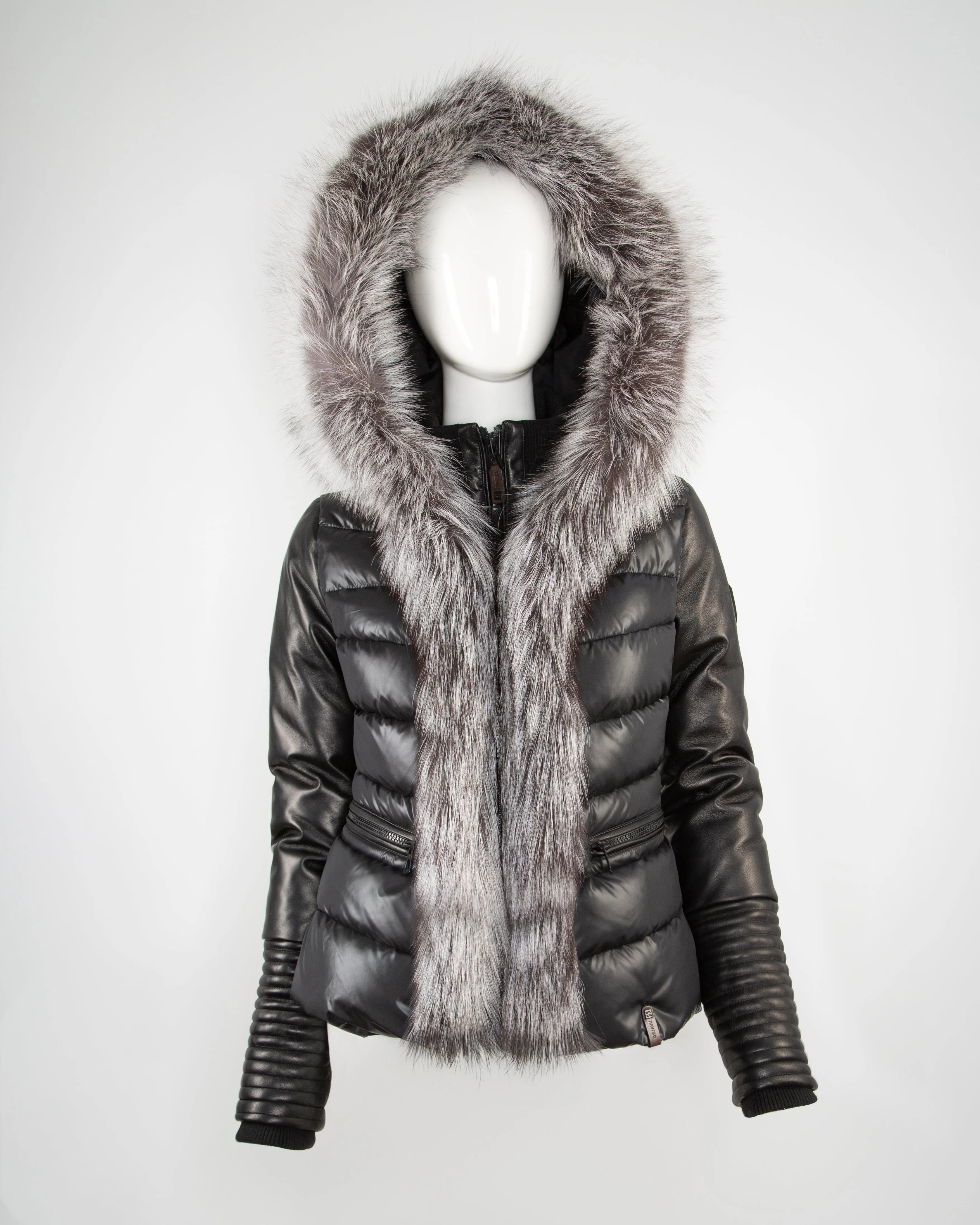 MARIANA Down Jacket With Fur Trim