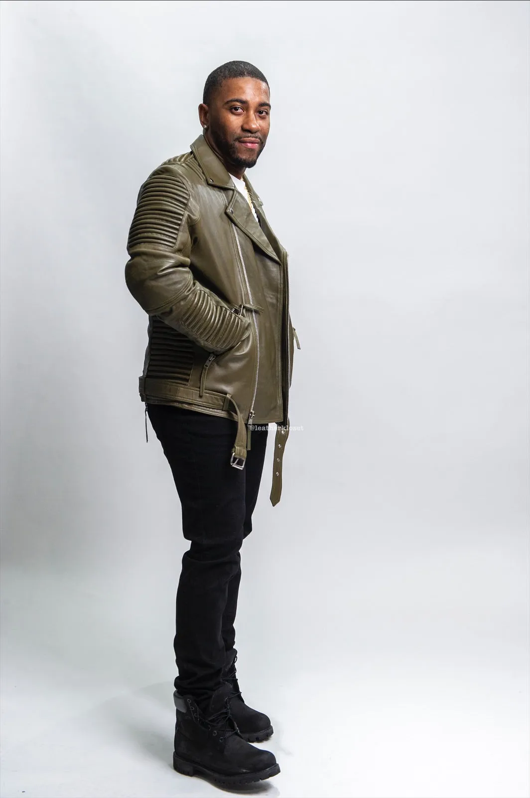 Men's Trey Biker Jacket [Olive]