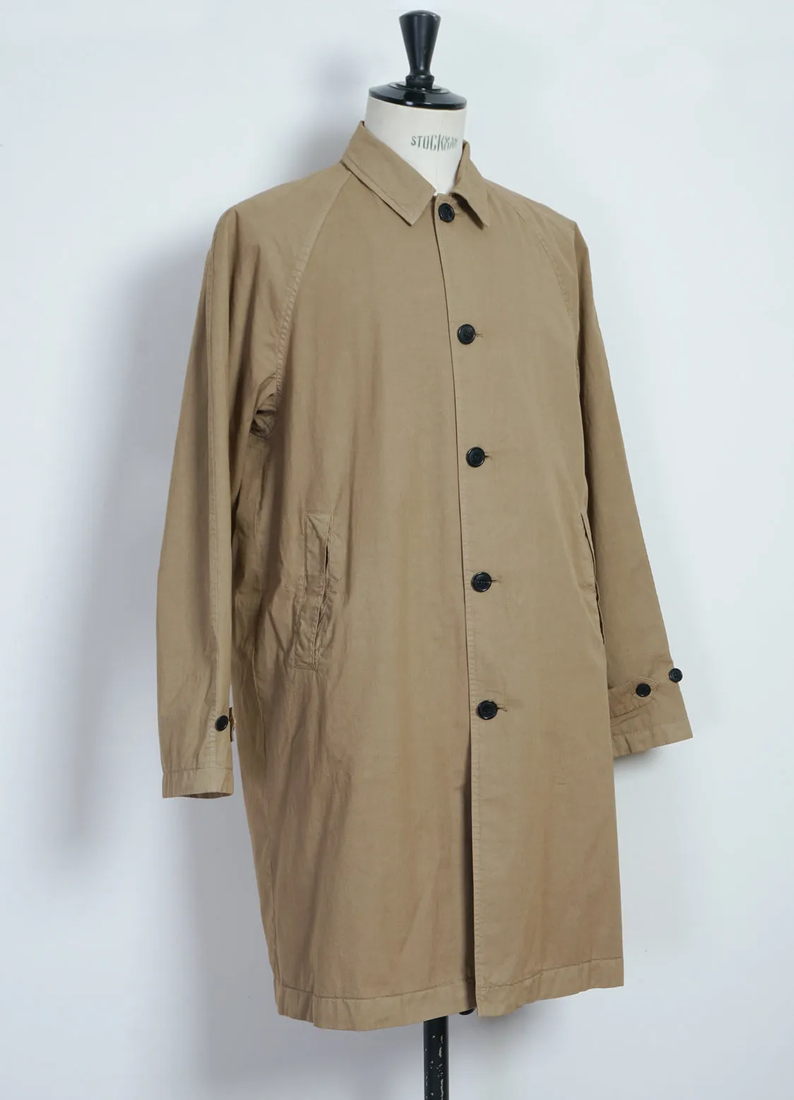 MORITZ | Long Windbreaker Coat | Classic Beige