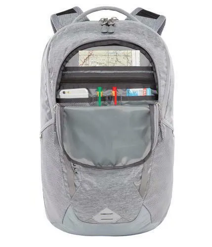 North Face Vault Backpack Mens Womens Grey Rucksack Laptop Work School Bag