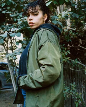 Olive Green Windbreaker