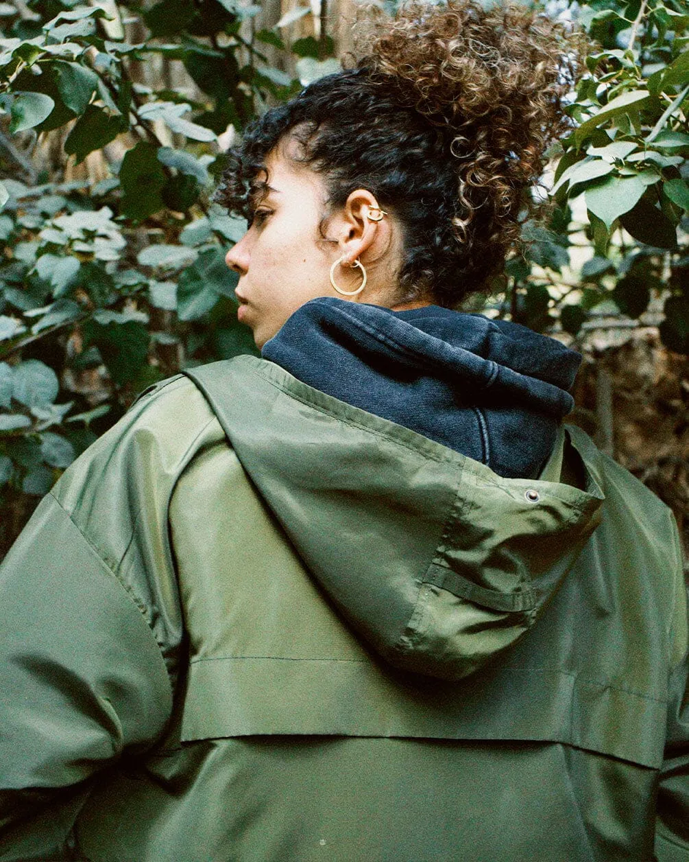 Olive Green Windbreaker