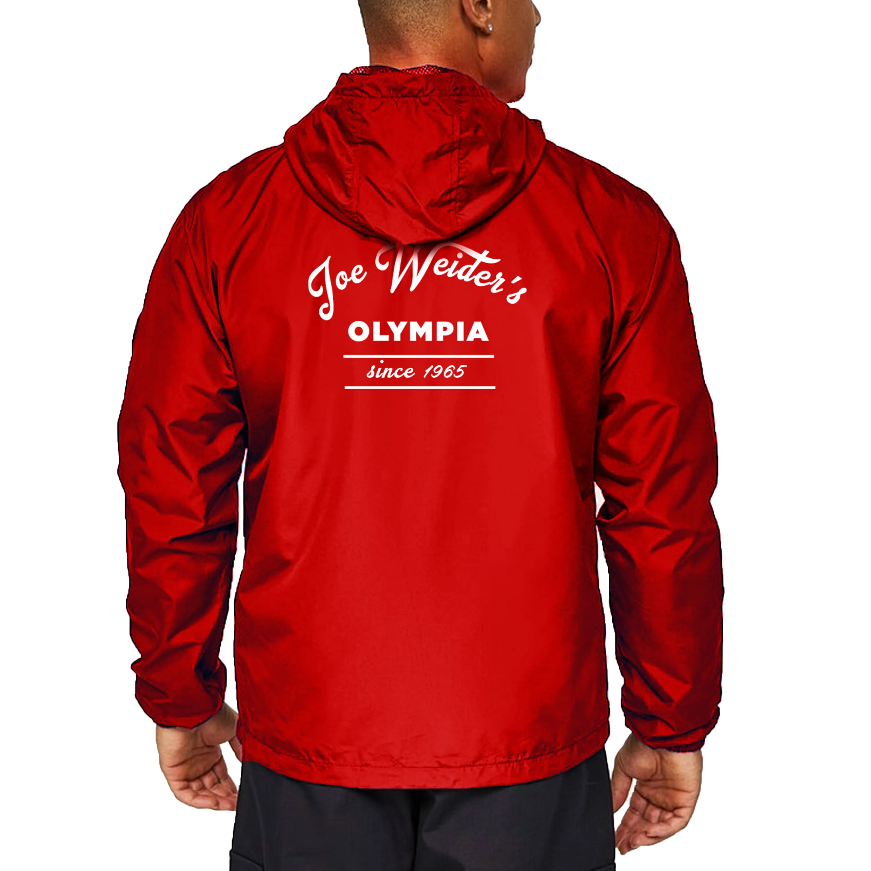 Olympia Windbreaker Full Zip Red