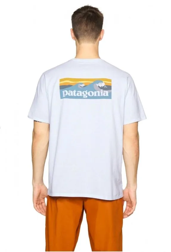 PATAGONIA BOARDSHORT LOGO POCKET RESPONSIBILI-TEE BLACK