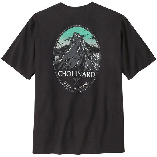 PATAGONIA CHOUINARD CRESTO POCKET RESPONSIBILI-TEE INK BLACK