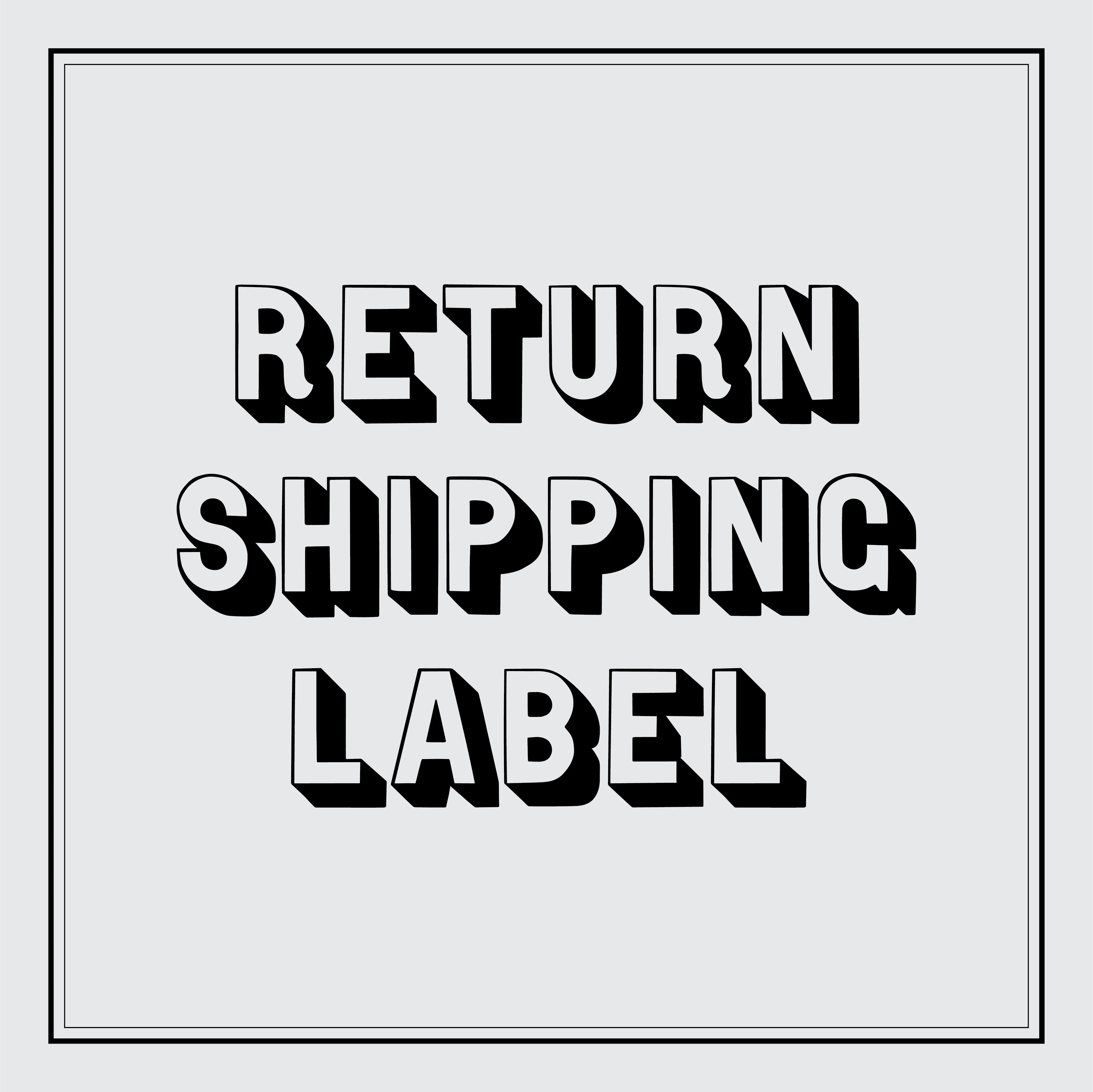 Return Shipping Label - Canada