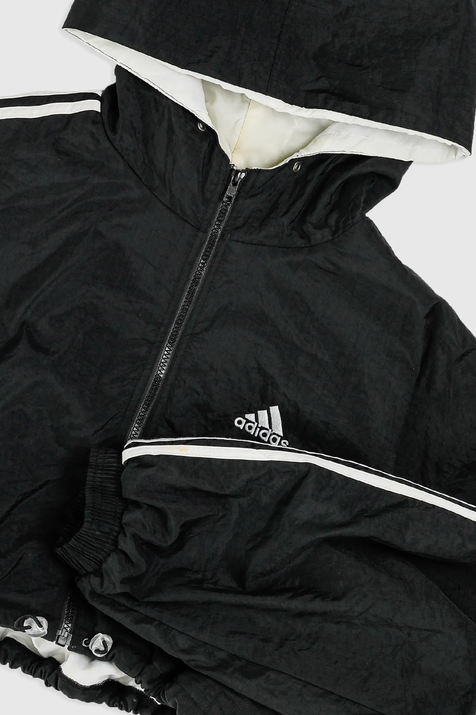 Rework Adidas Crop Windbreaker - XL