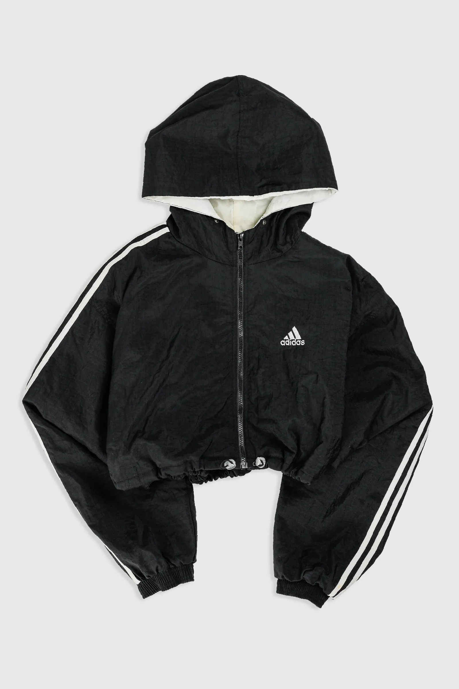 Rework Adidas Crop Windbreaker - XL