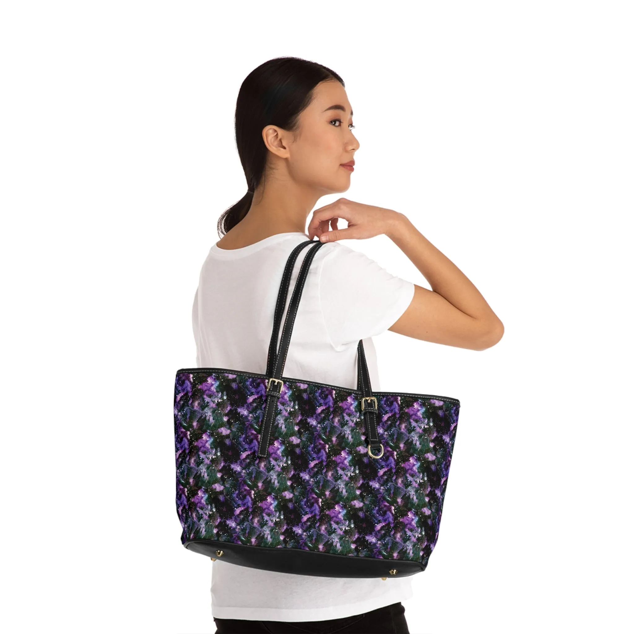 Shoulder Tote Bag - Purple Storm