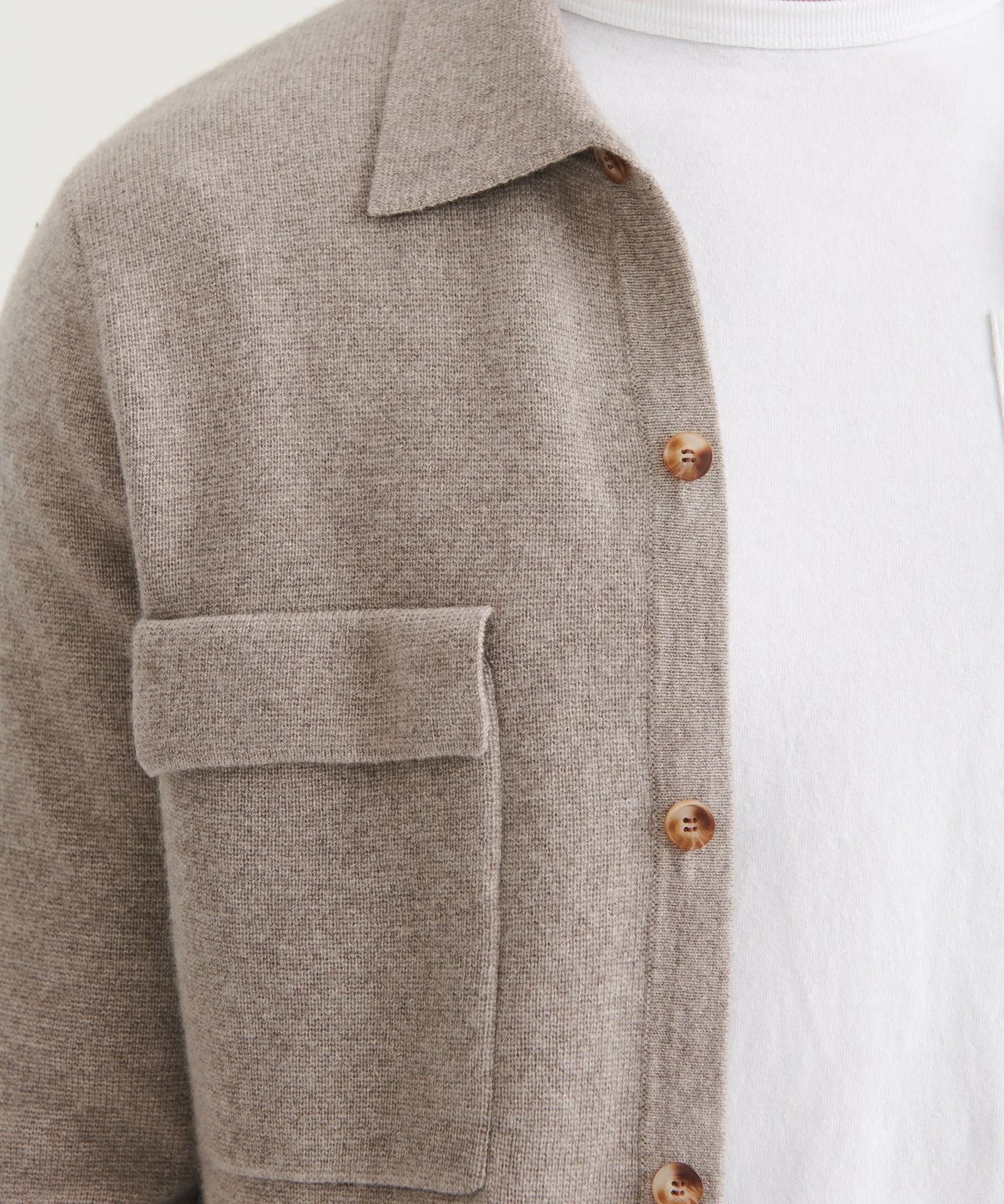 Signature Cashmere Field Shirt Jacket