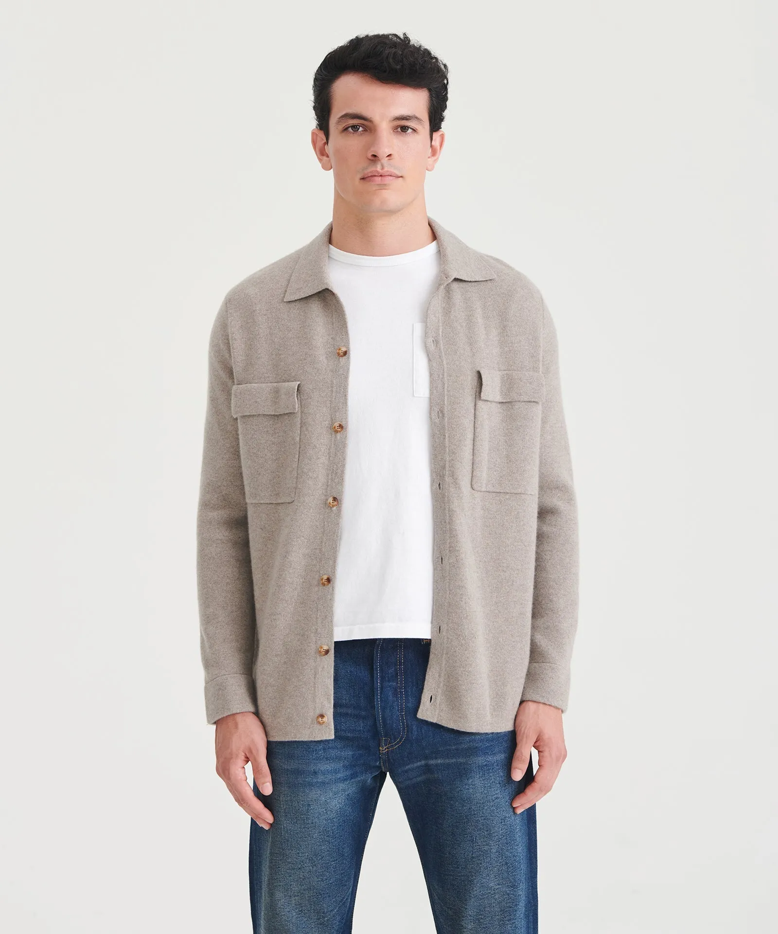 Signature Cashmere Field Shirt Jacket