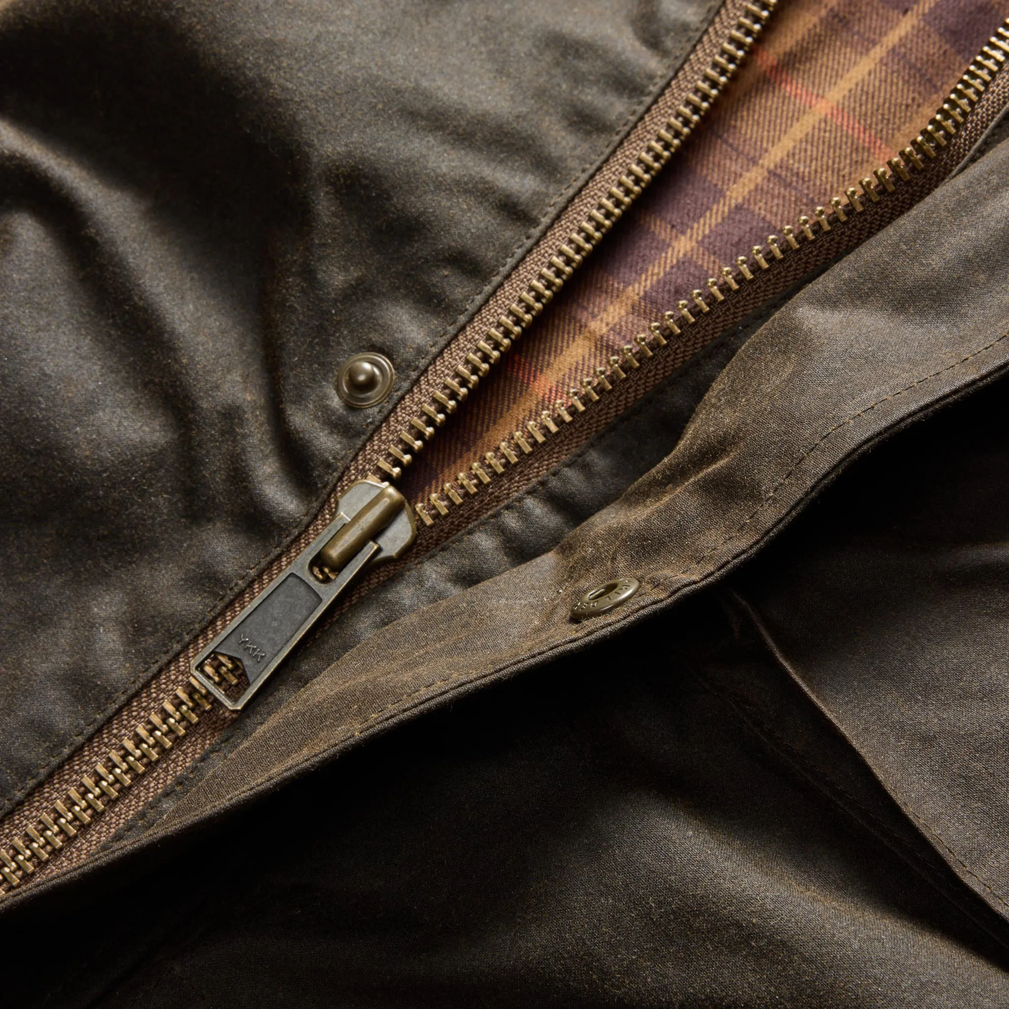 The Clutch Jacket in Soil Waxed Canvas