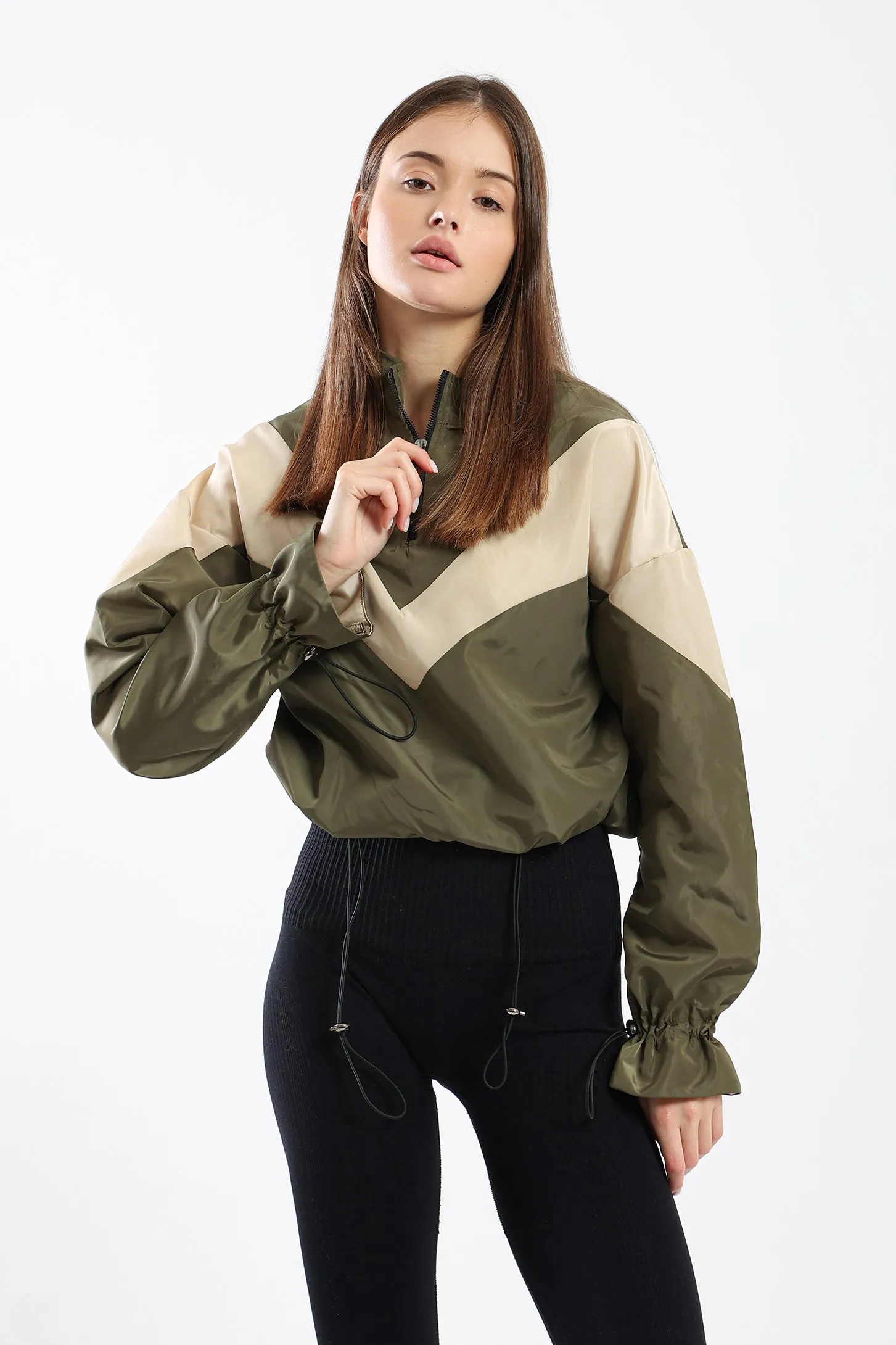 URBAN BLOCK PARKA - KHAKI